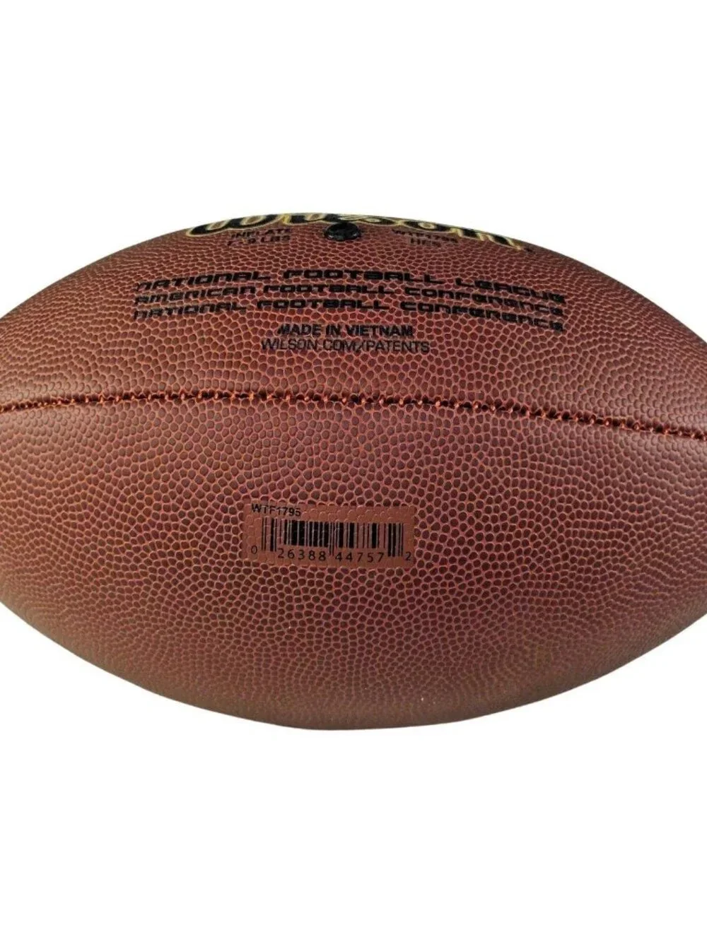 Vernon Davis Signed Wilson Football San Francisco 49ers SB 50 Proof COA